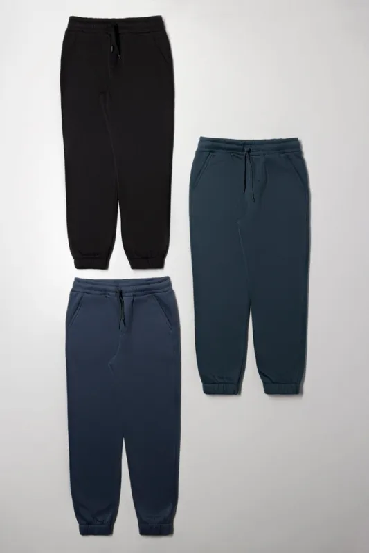 3 Pack Trackpants Blue & Black sold by Ackermas