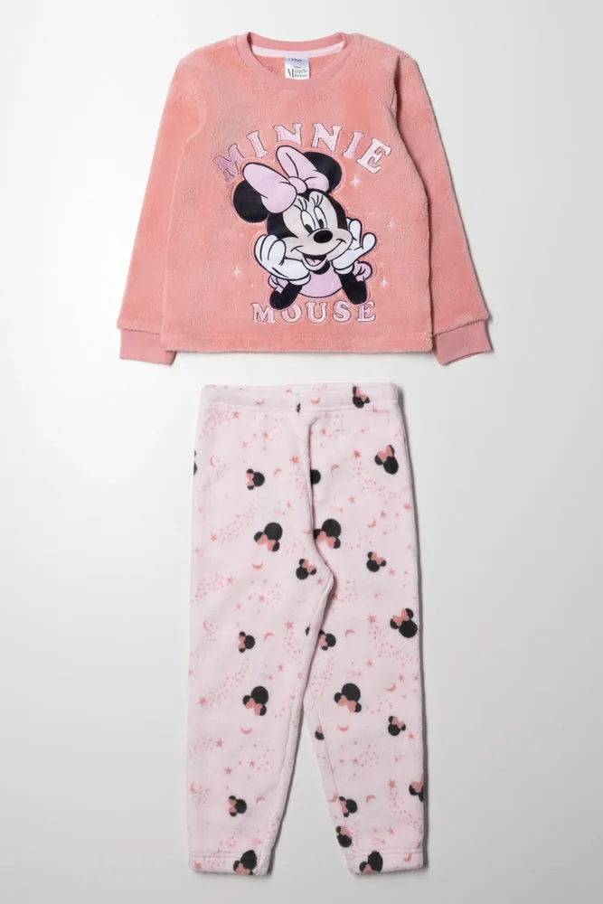 Minnie Mouse Fleece Set Pink sold by Ackermas