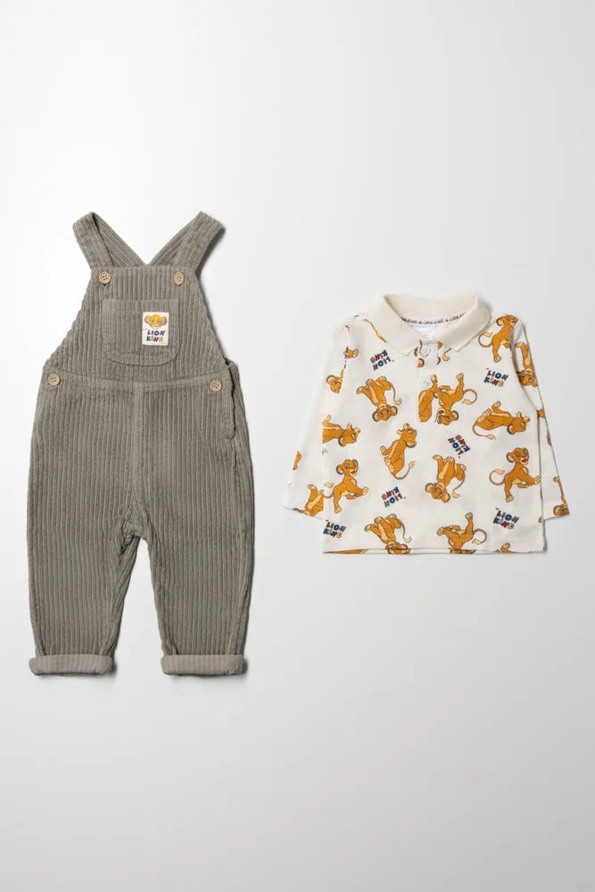 Lion King Dungaree Set Sage sold by Ackermas product image thumbnail 5