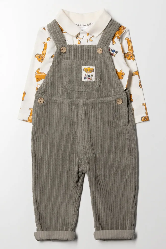 Lion King Dungaree Set Sage sold by Ackermas