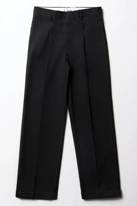 Boys Primary School Turn Up Trousers Black Toughees sold by Ackermas