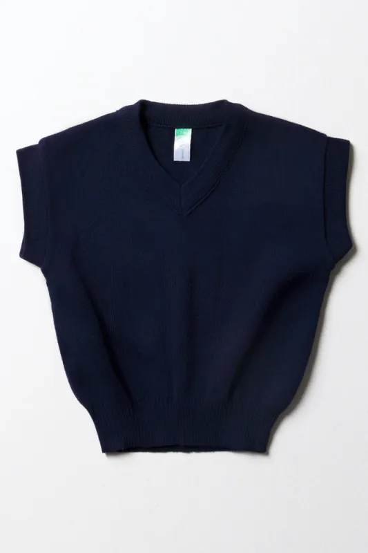 Primary School Sleeveless Jersey Navy made by Ackermas