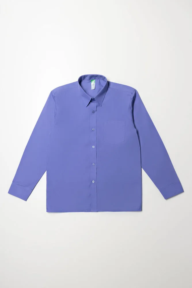 Primary School Long Sleeve Shirt Blue sold by Ackermas