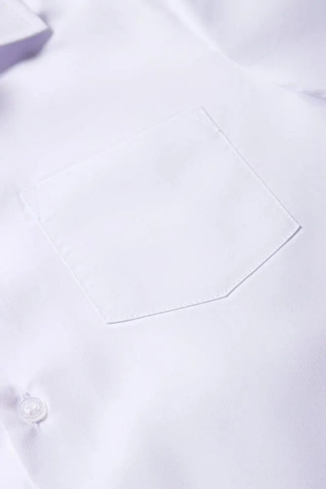 Unisex Primary School Short Sleeve Open Neck Shirt White Toughees sold by Ackermas product image thumbnail 3