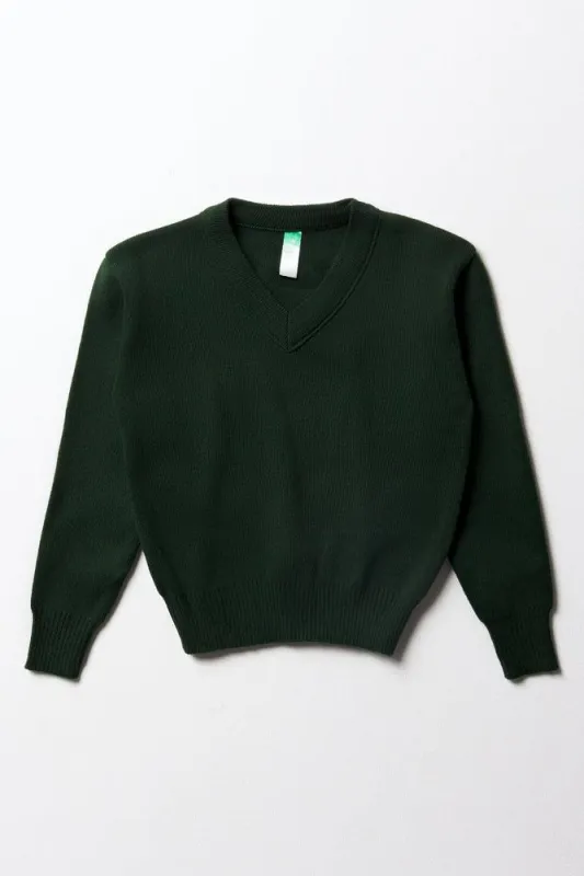 Unisex Primary School Long Sleeve Jersey Green sold by Ackermas