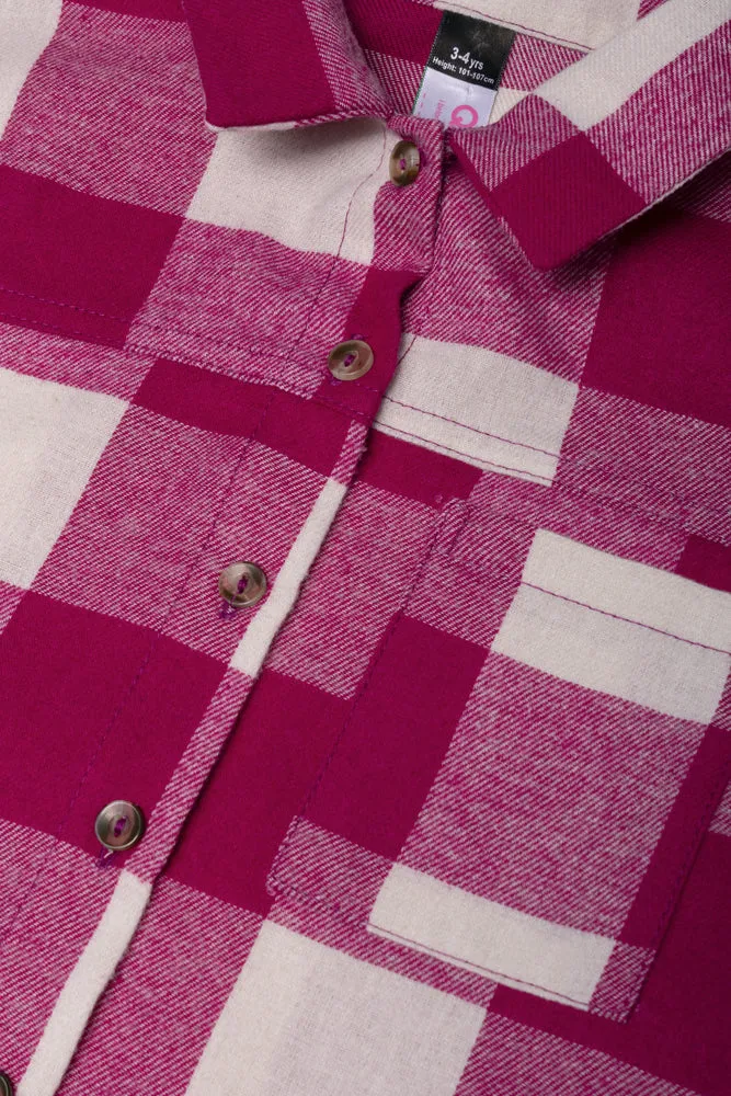 Check Shirt Purple sold by Ackermas product image thumbnail 2