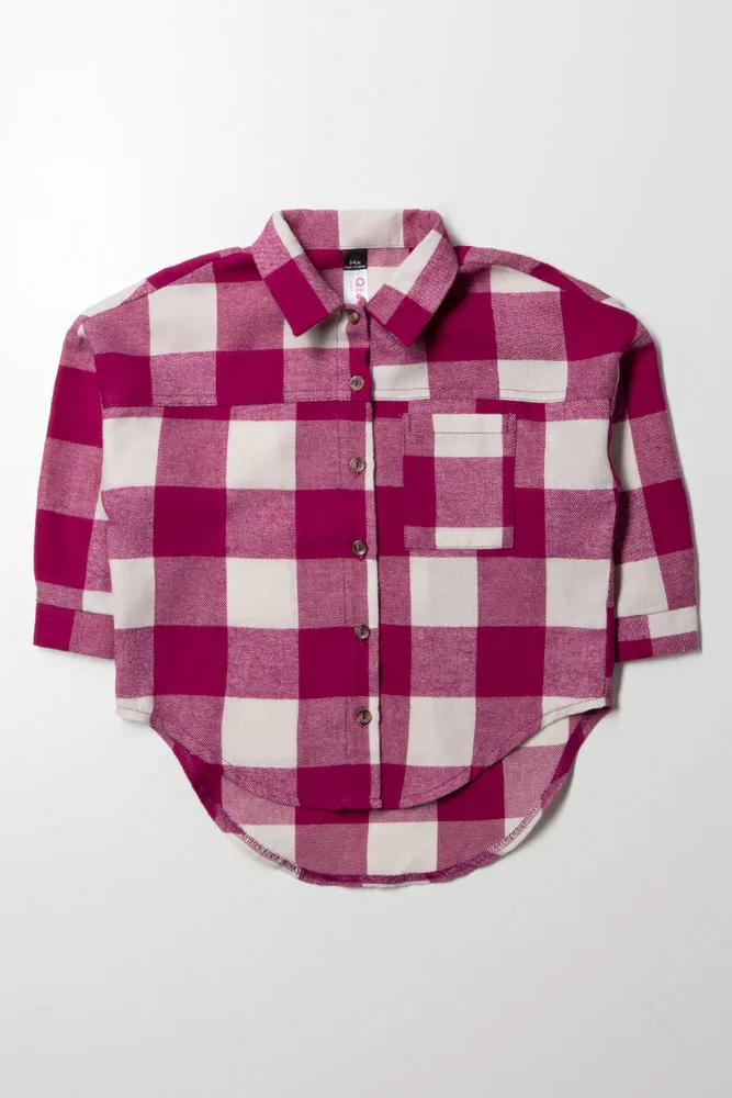 Check Shirt Purple sold by Ackermas