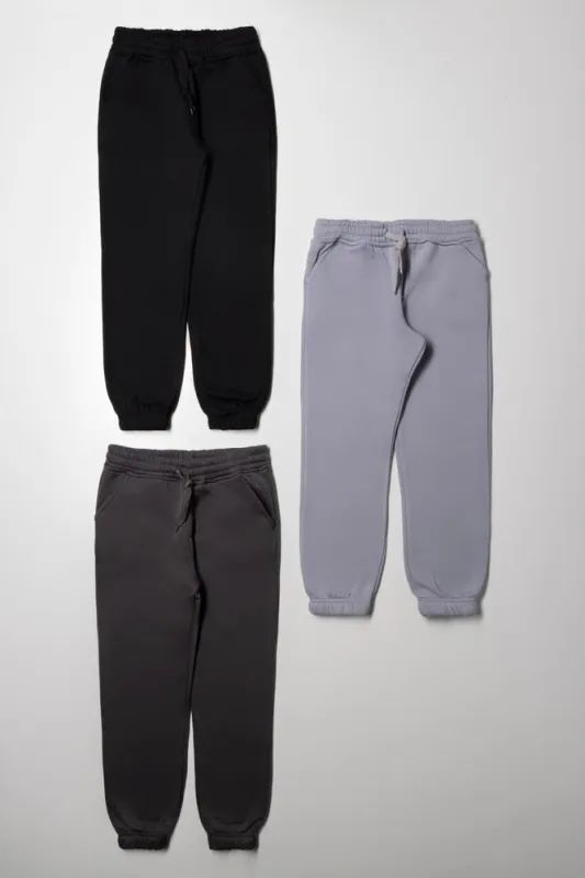 3 Pack Trackpants Black, Grey And Dark Grey sold by Ackermas