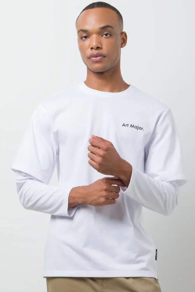 Long Sleeve T-Shirt Cream sold by Ackermas