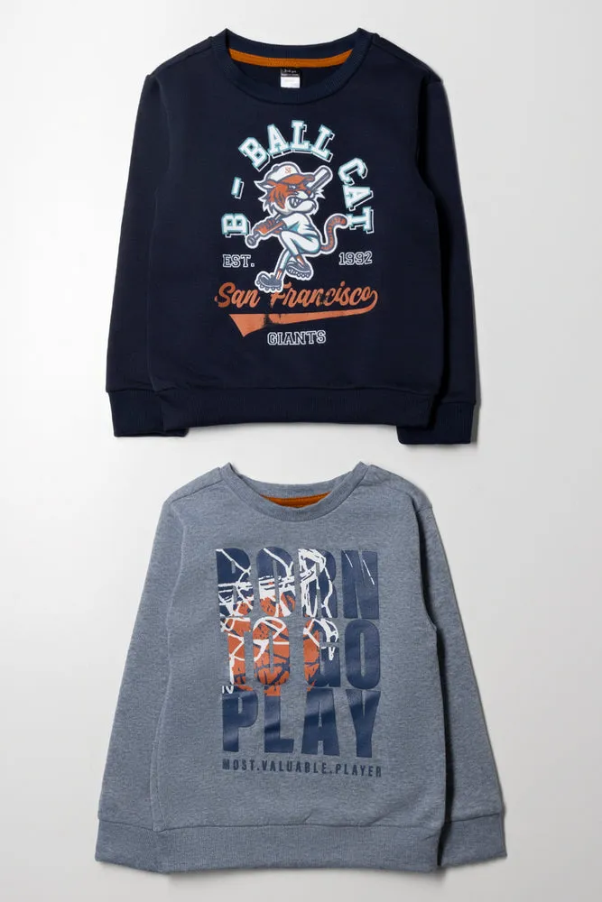 2 Pack Tracktops Navy And Grey sold by Ackermas