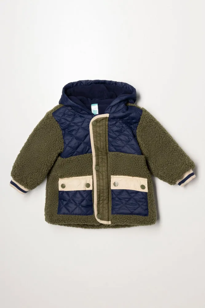 Hooded Jacket Green sold by Ackermas