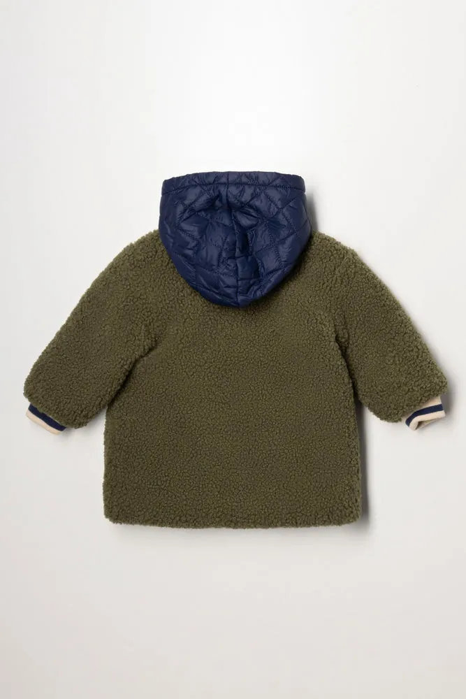 Hooded Jacket Green sold by Ackermas product image thumbnail 3