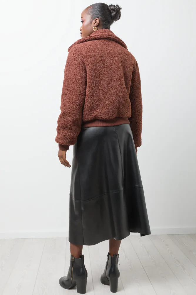 Bomber Jacket Brown sold by Ackermas product image thumbnail 3