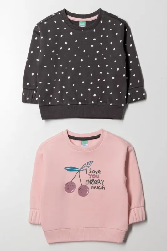 2 Pack I Love You Tracktops Pink And Dark Grey sold by Ackermas