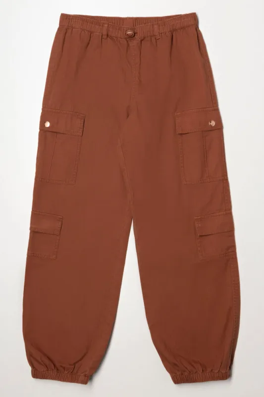 Cargo Pants Brown sold by Ackermas