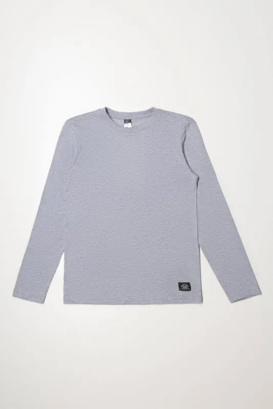 Long Sleeve T-Shirt Grey sold by Ackermas