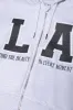 Los Angeles Hooded Zip Through Tracktop Grey sold by Ackermas