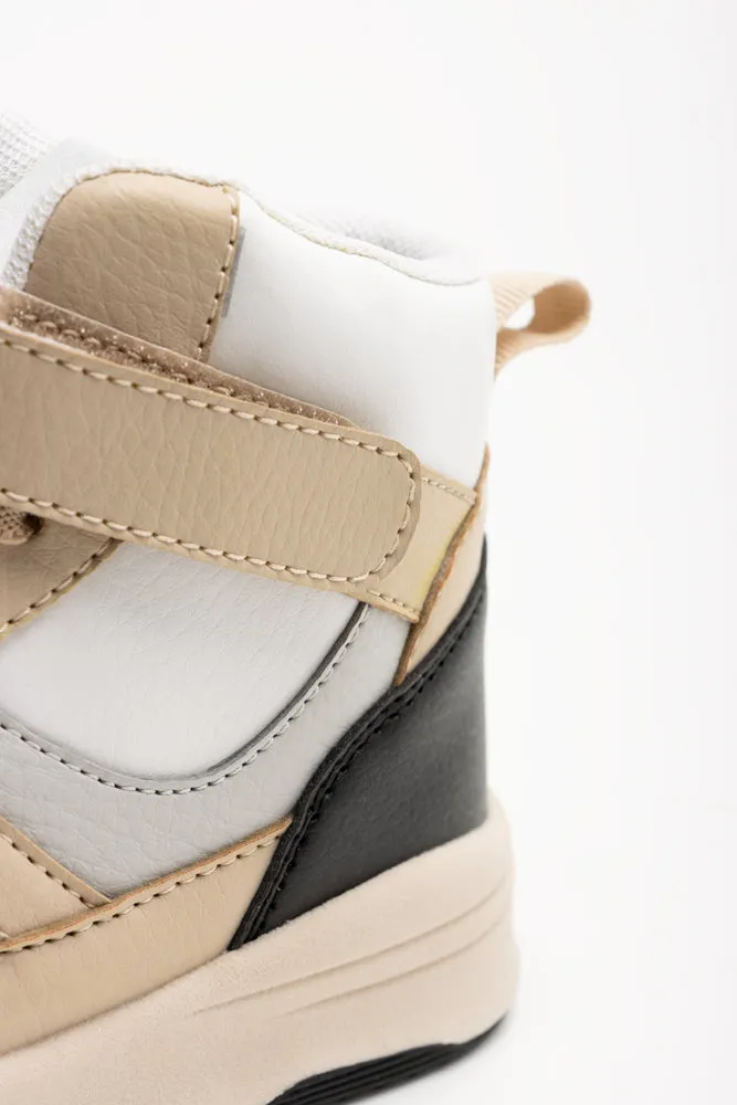 Skate High Top Sneakers Natural sold by Ackermas product image thumbnail 4