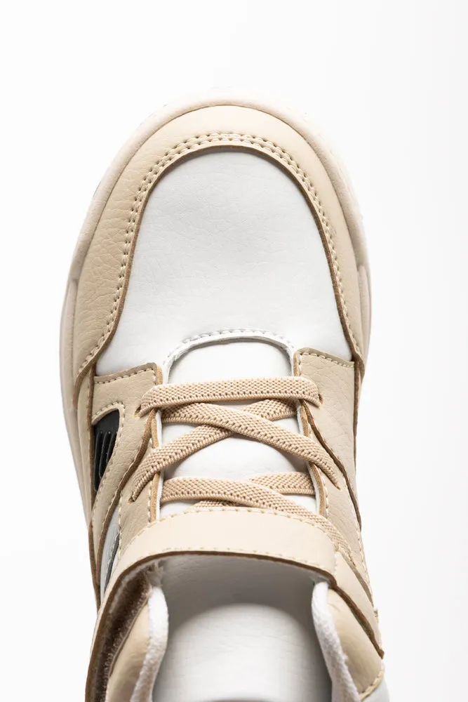 Skate High Top Sneakers Natural sold by Ackermas product image thumbnail 5