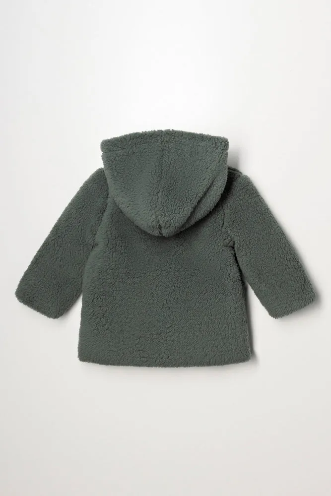 Sherpa Jacket Dark Green sold by Ackermas product image thumbnail 3