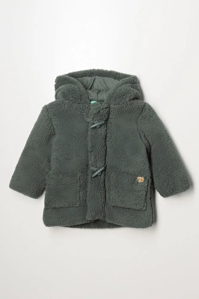 Sherpa Jacket Dark Green sold by Ackermas