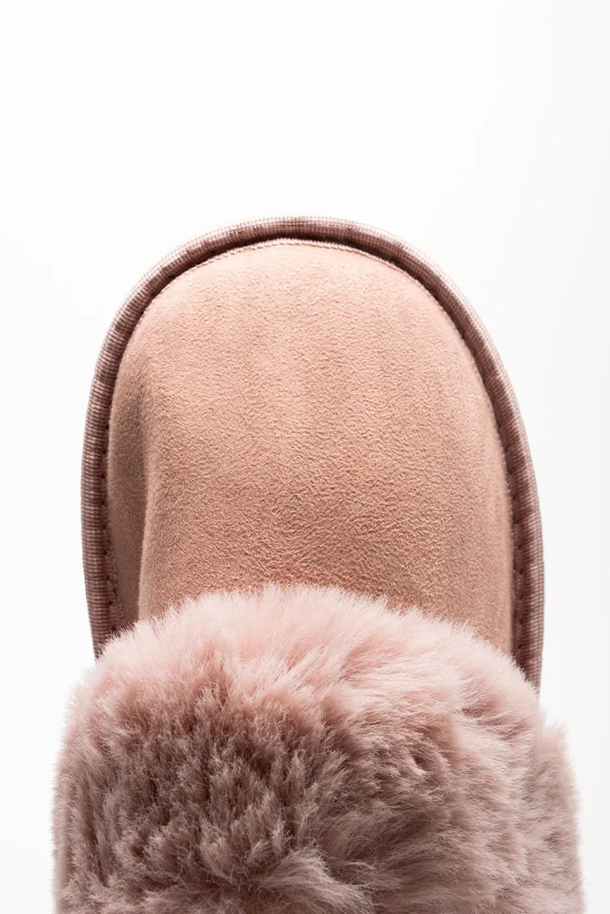 Fur Trim Slippers Pink sold by Ackermas product image thumbnail 5