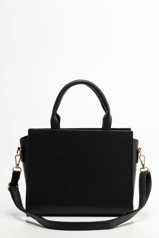 Mini Handbag With Gold Trim Black sold by Ackermas product image thumbnail 3