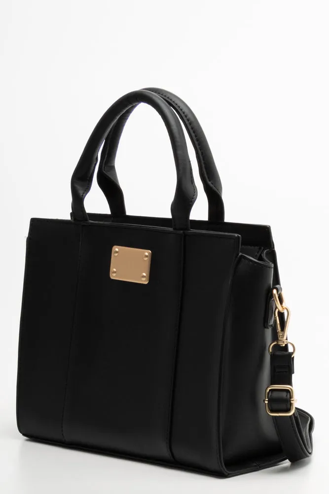 Mini Handbag With Gold Trim Black sold by Ackermas product image thumbnail 2