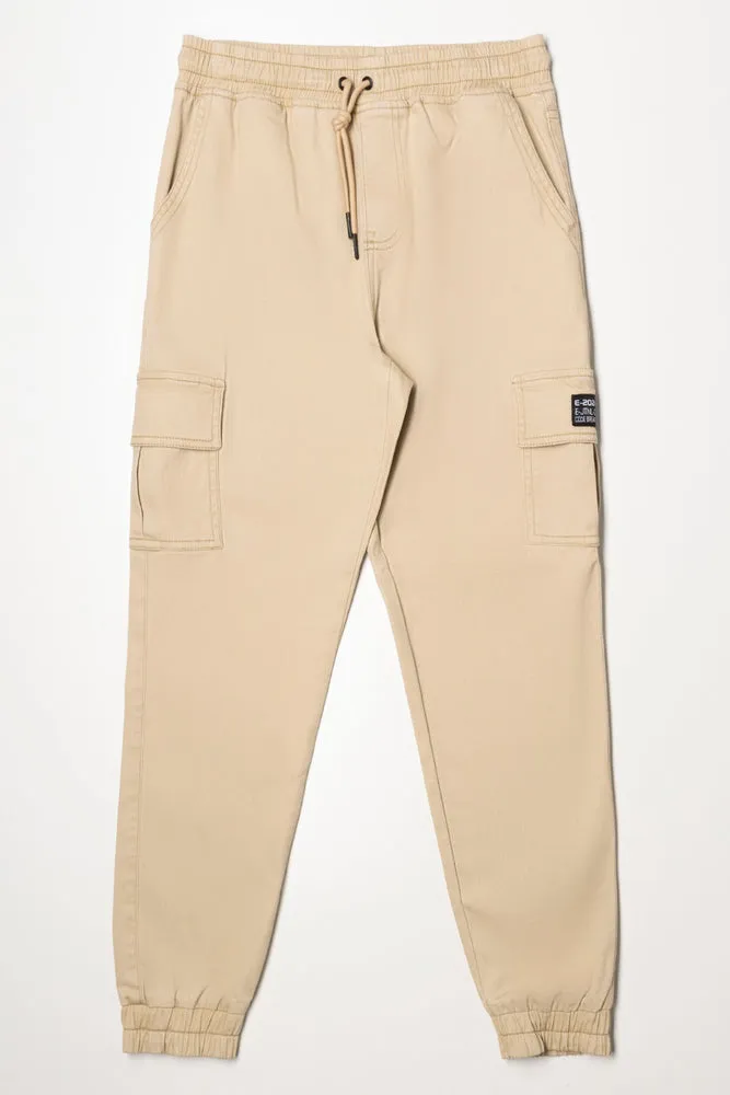 Cargo Trackpants Natural sold by Ackermas