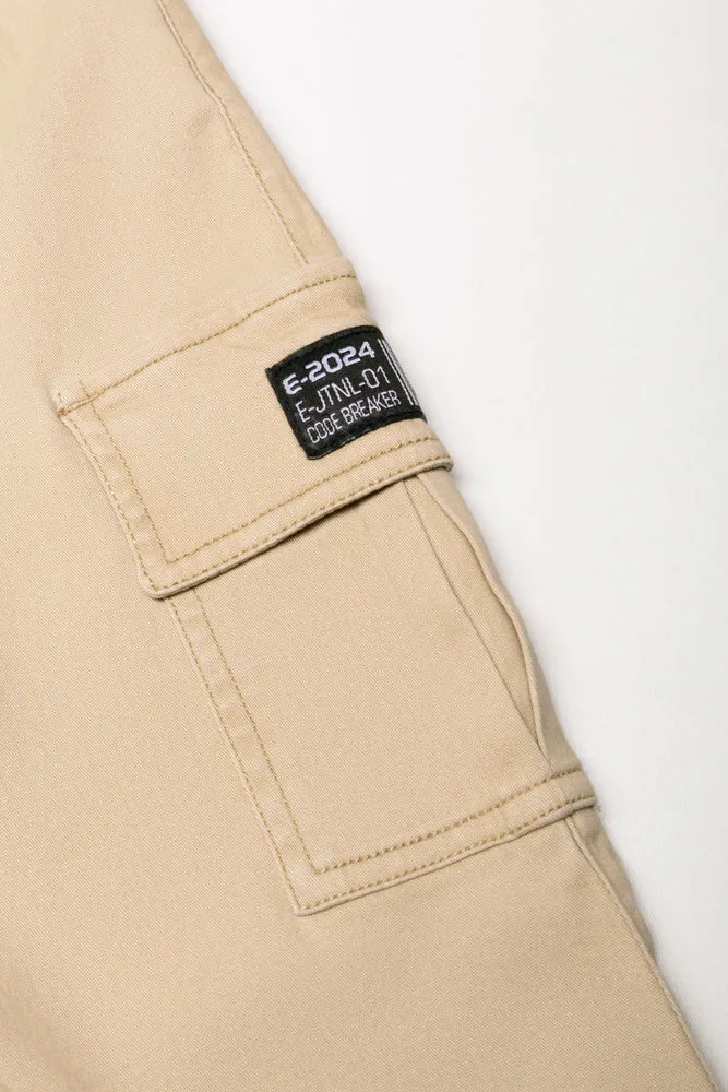 Cargo Trackpants Natural sold by Ackermas product image thumbnail 2