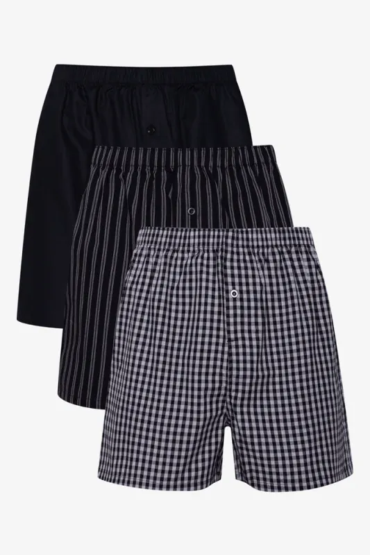 3 Pack Boxers Black sold by Ackermas
