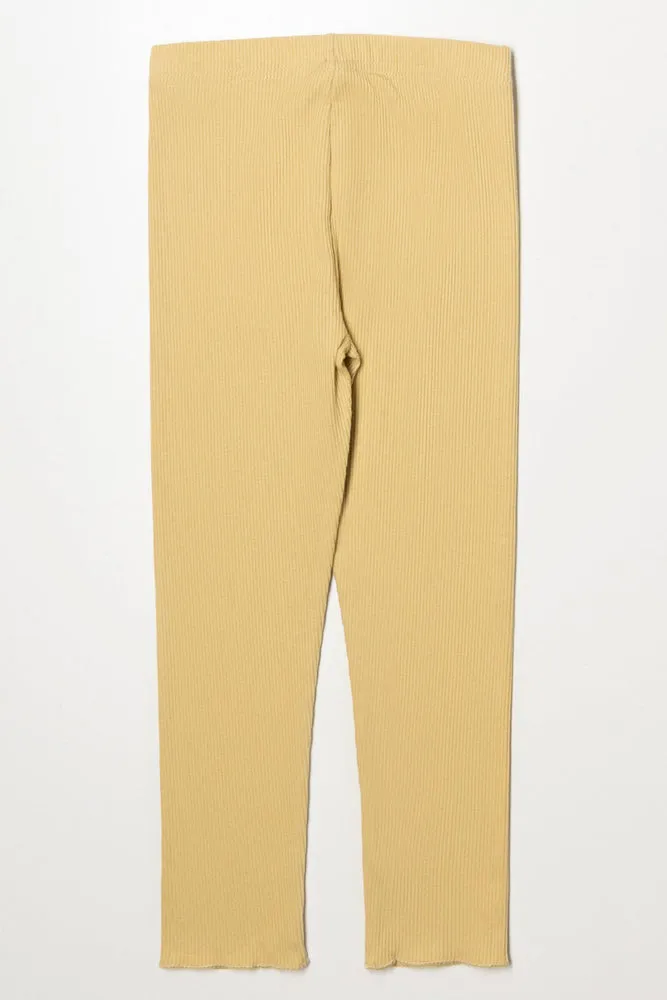 Ribs Leggings Yellow sold by Ackermas product image thumbnail 3