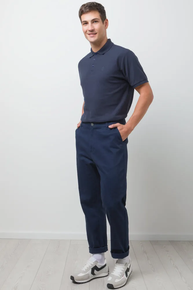 Straight Leg Chino Pants Navy sold by Ackermas product image thumbnail 3