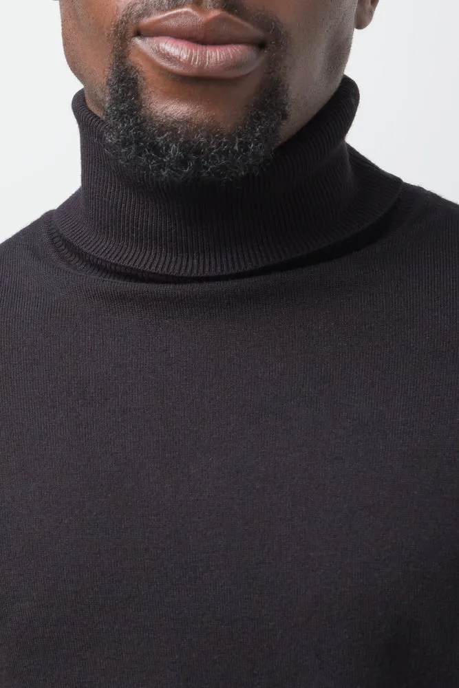 Long Sleeve Poloneck Jersey Black sold by Ackermas product image thumbnail 4