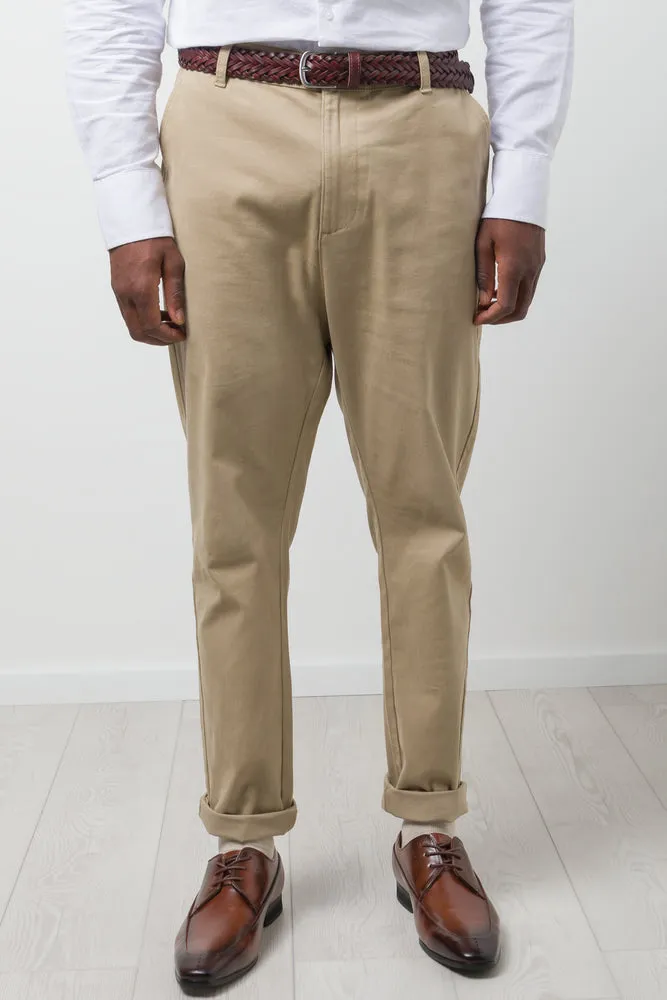 Slim Fit Chino Pants Natural sold by Ackermas product image thumbnail 2