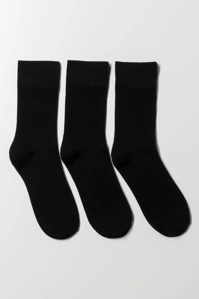 3 Pack Socks Black sold by Ackermas