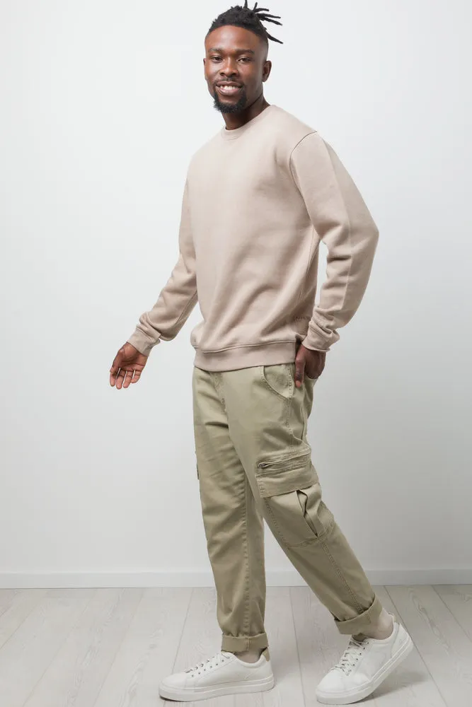 Crew Neck Tracktop Natural sold by Ackermas product image thumbnail 2