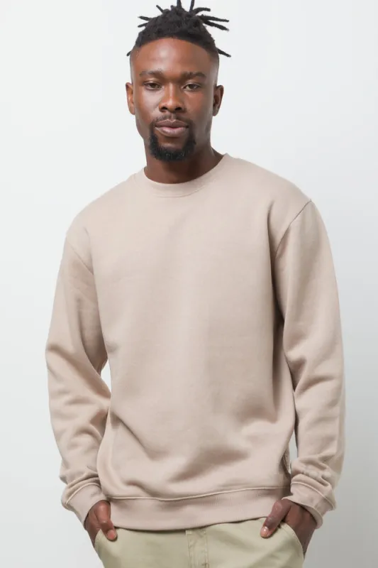 Crew Neck Tracktop Natural sold by Ackermas