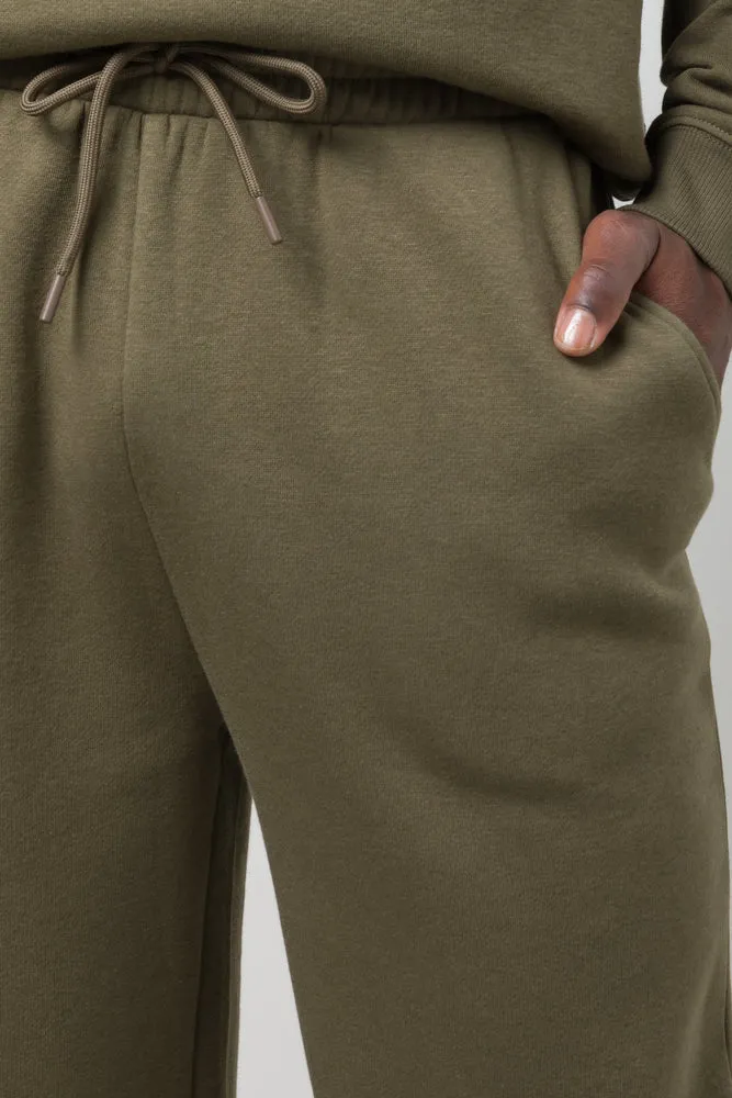 Rib Cuff Trackpants Dark Green sold by Ackermas product image thumbnail 5