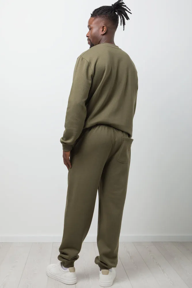 Rib Cuff Trackpants Dark Green sold by Ackermas product image thumbnail 4