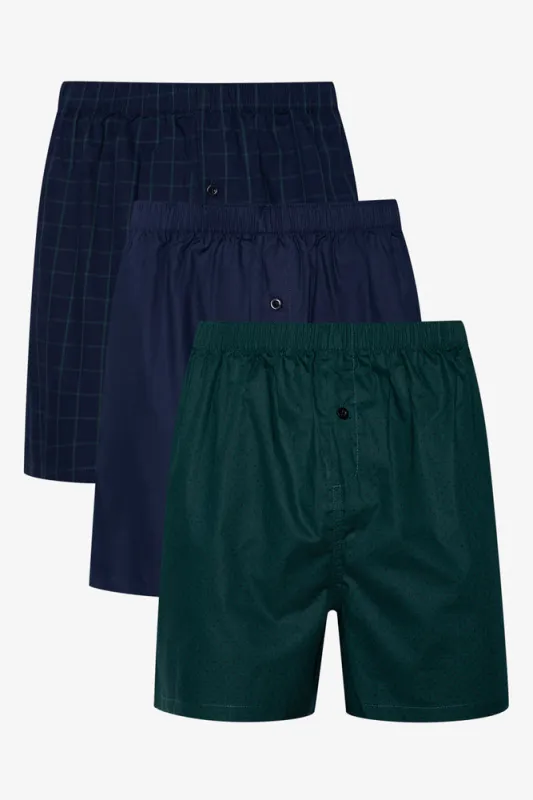 3 Pack Boxers Dark Green And Navy sold by Ackermas