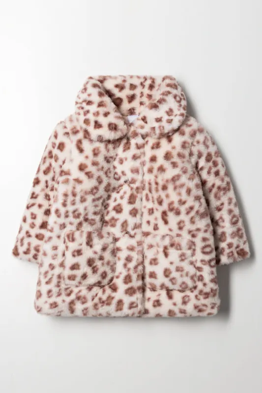 Animal Fur Coat Multi sold by Ackermas