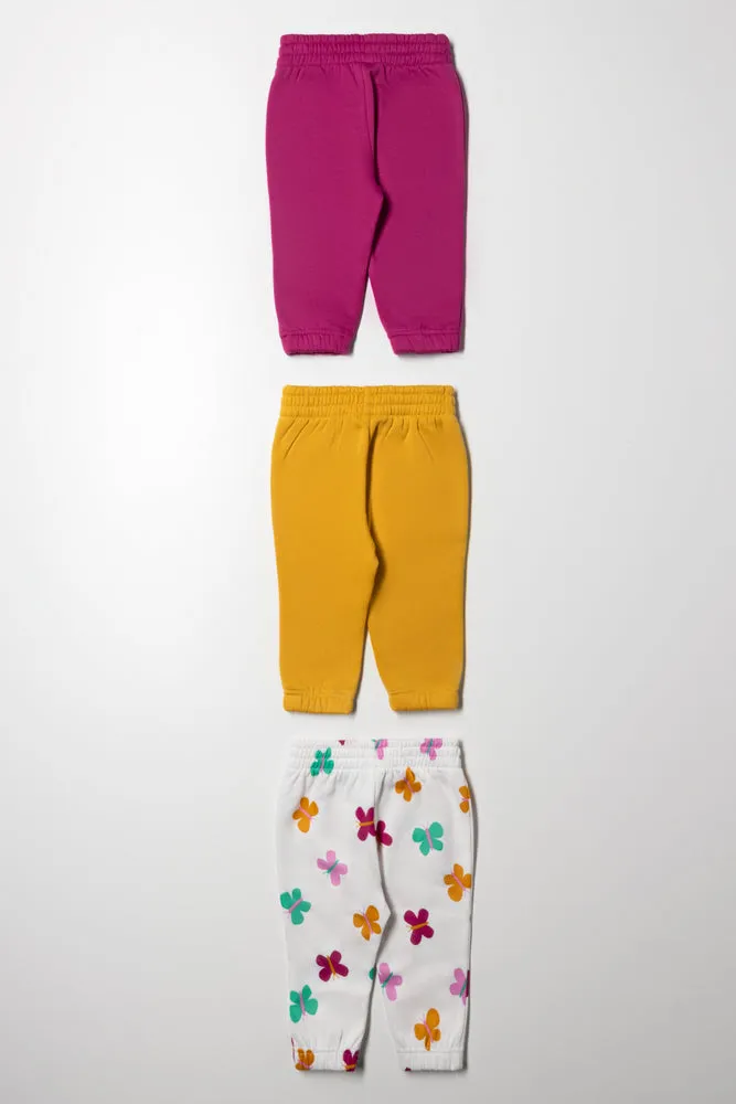 3 Pack Trackpants Purple, White And Yellow sold by Ackermas product image thumbnail 3