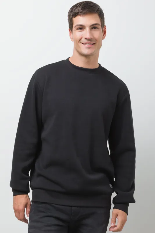 Crew Neck Tracktop Black sold by Ackermas