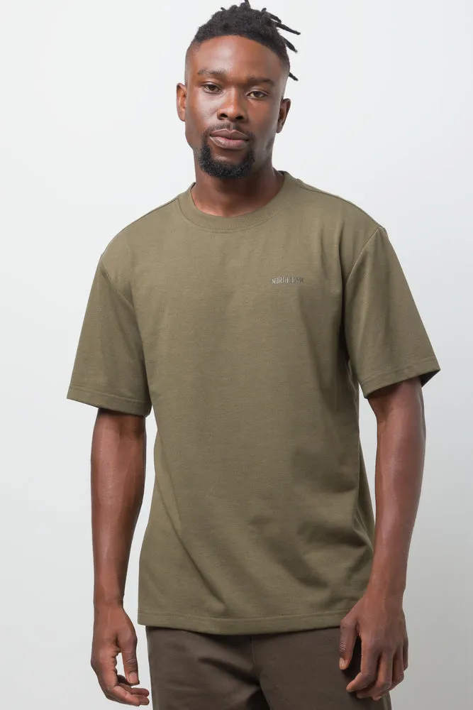Relaxed Short Sleeve T-Shirt Green sold by Ackermas