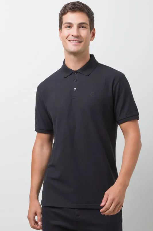 Short Sleeve Golfer Black sold by Ackermas