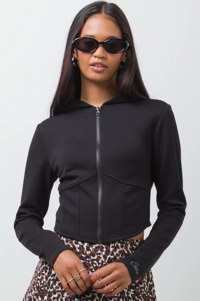 Corset Tracktop Black sold by Ackermas