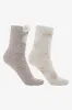 2 Pack Bear Chunky Socks Cream And Natural sold by Ackermas