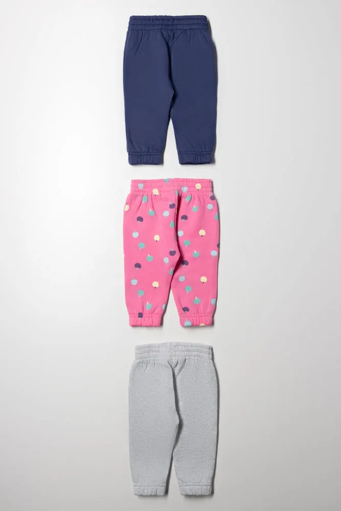3 Pack Trackpants Navy, Pink And Grey sold by Ackermas product image thumbnail 3