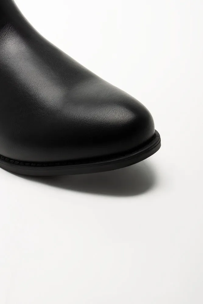 Buckle Ankle Boots Black sold by Ackermas product image thumbnail 3